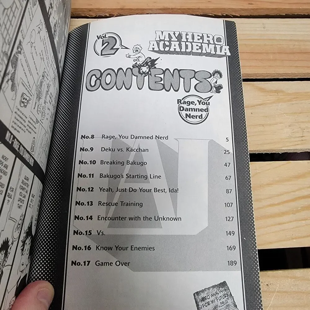 MANGA My Hero Academia Vol. 2 (paperback) by Kohei Horikoshi